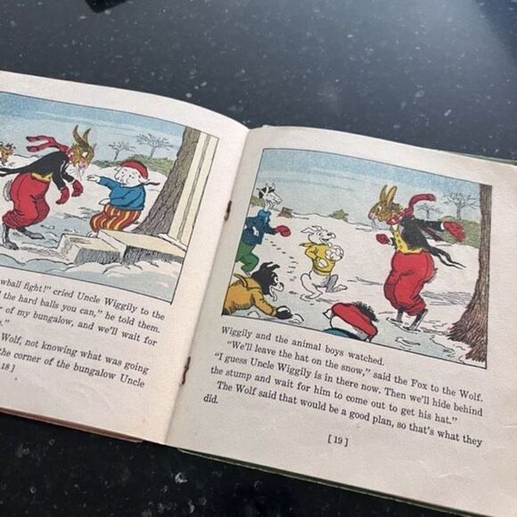 Vintage Uncle Wiggily On Roller Skates Howard‎ R. Garis, Childrens Book, 1940 - Picture 7 of 10